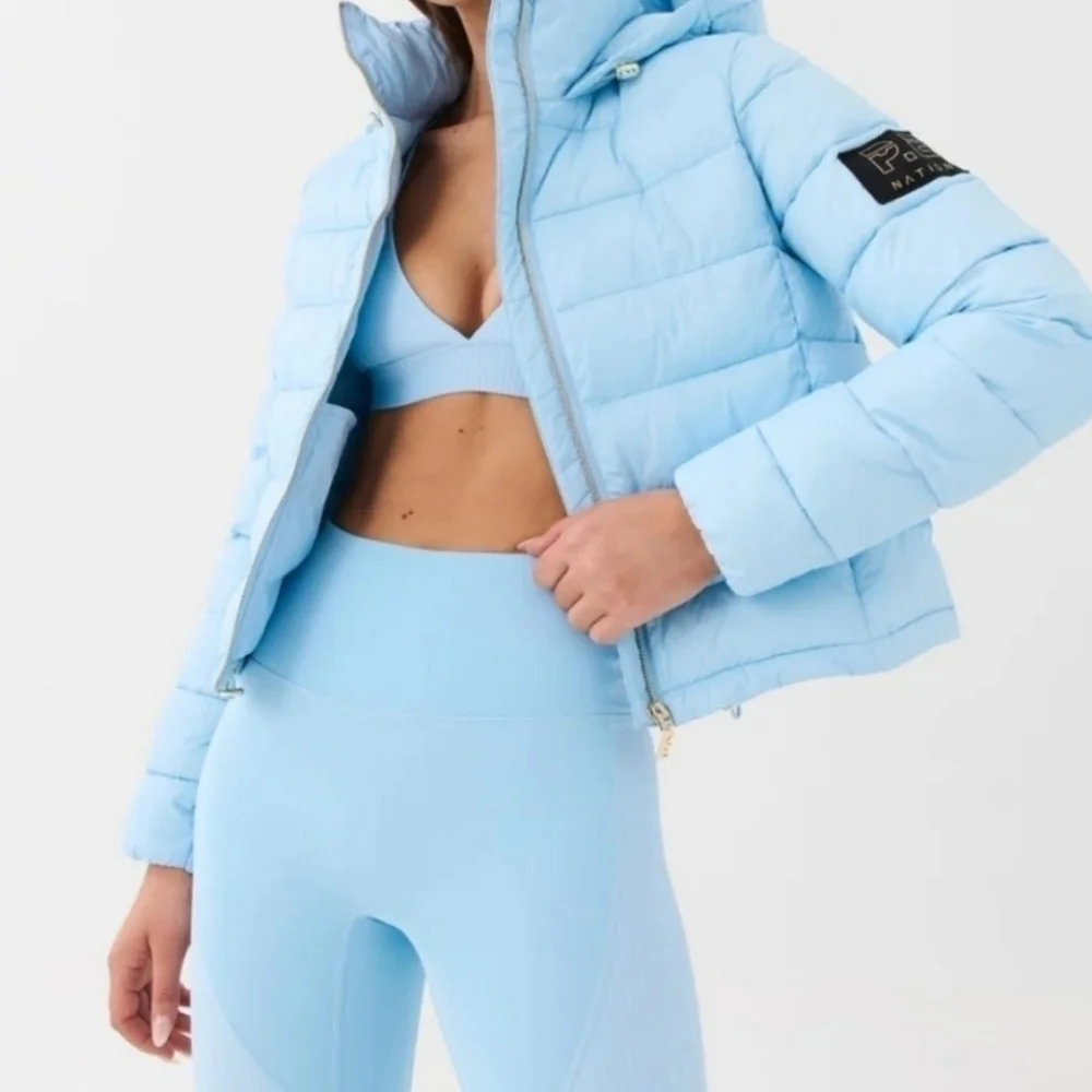 P.E Nation NWT expedition Jacket in summer sky size xs/tp.